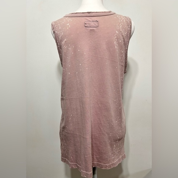 Current Elliot The Muscle Tee in Faded Mauve Galaxy - Picture 5 of 11